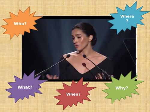 Spoken Language preparation - Meghan Markle UN speech