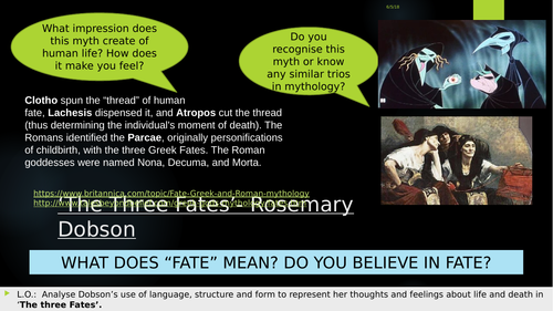 The Three Fates - Rosemary Dobson Poem