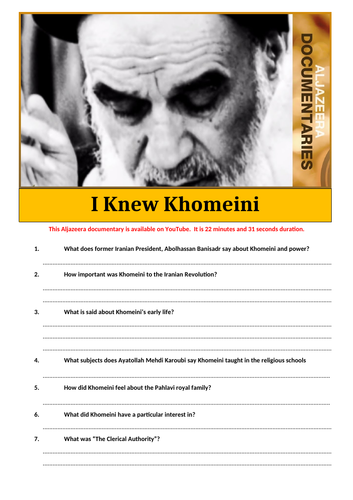 I Knew Khomeini