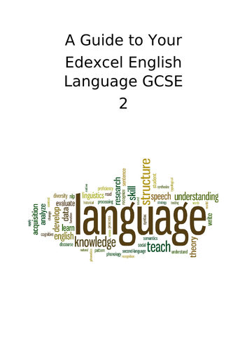 Edexcel English Language Paper 2 GCSE Revision Guide