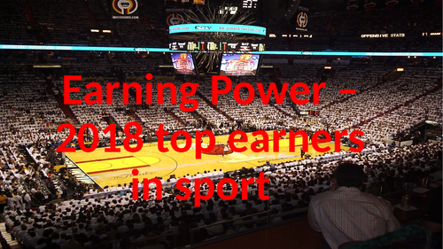 Show me the money - Sports Stars Earning Power