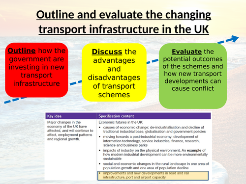 Changing Transport Infrastructure in the UK