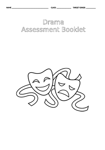 Drama Assessment Booklet (based on Eduqas GCSE)