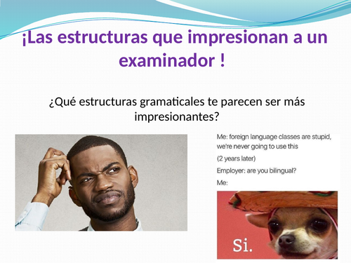 Spanish A Level - How to impress an examiner