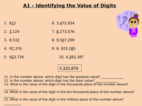 Year 6 Place Value Learning Journey