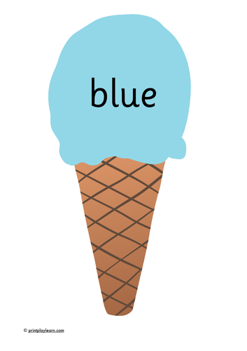 Ice Cream Colour Display