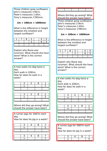 Year 5 multi step word problems including measures and money