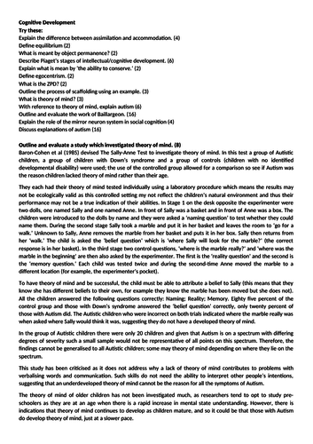 Aqa a level psychology paper 1 2019 | pdf picture