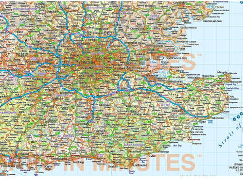 Mapping Norman Castles in Southeast England