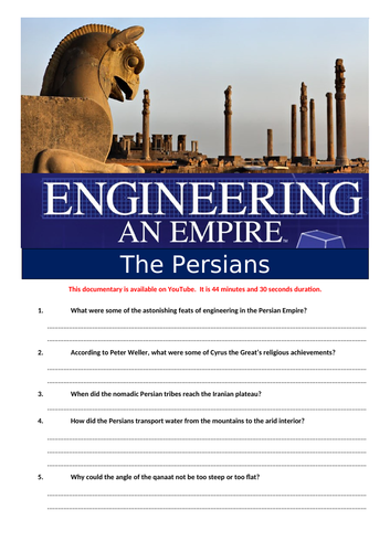 Engineering an Empire: The Persians