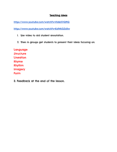 Answer and Wintering Bundle Duffy OCR Lang/Lit