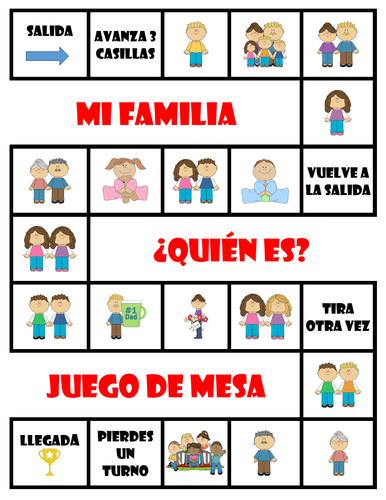 La familia + Mascotas - Board Game