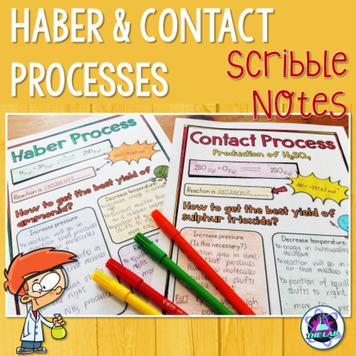 Haber & Contact Processes Scribble (Doodle) Notes