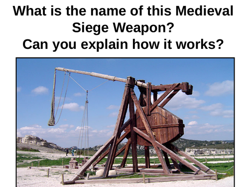 Medieval attack weapons and defence strategies - castles