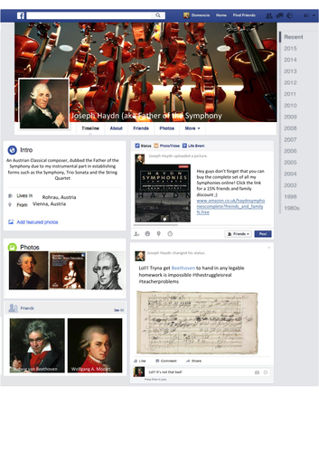 Haydn & Scarlatti display poster (facebook style)