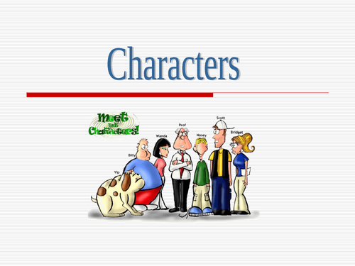 Prose Study - Character Types