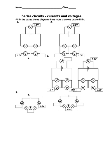 Current and Voltage in Circuits