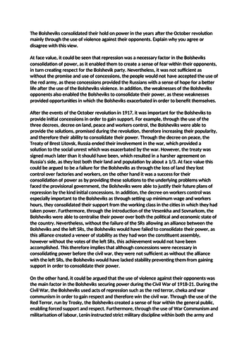 How did bolsheviks come to power image