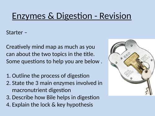 Enzymes required practical revision 9-1 AQA