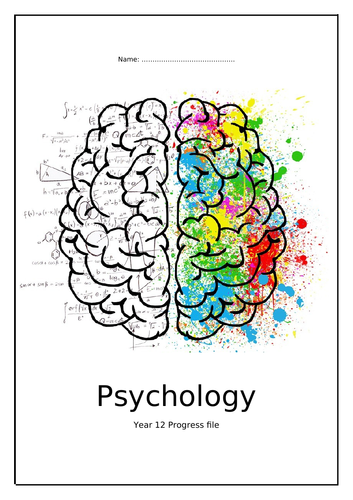 AQA Psychology progress booklet (Year 12 and 13)
