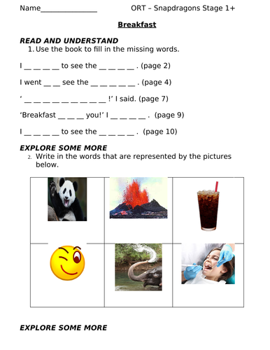 ORT Stage 1+ Stories