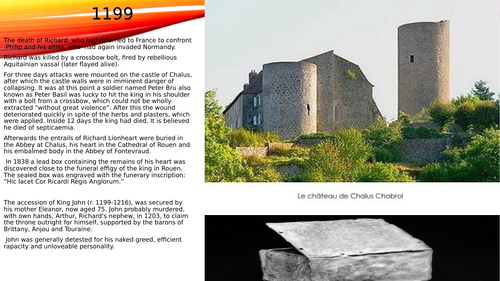 Basic Powerpoint on the reign of King John