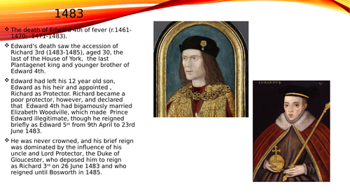 Basic powerpoint on Richard 3rd