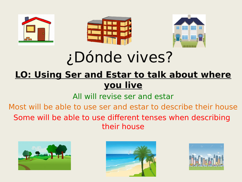 Dónde vives (Ser y Estar)