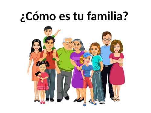GCSE Spanish AQA Cómo es tu familia?