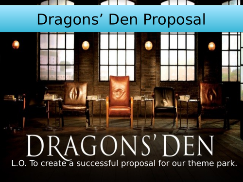 Persuasive Writing: Dragons' Den