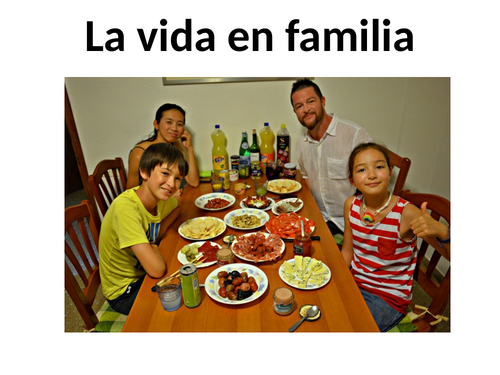 GCSE Spanish AQA La vida en familia