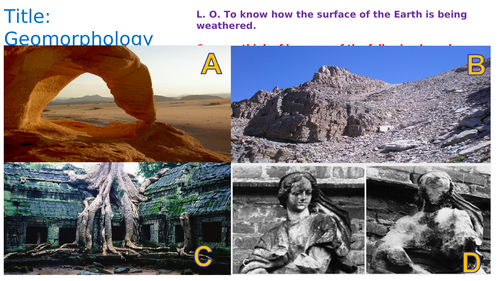 KS3 Geomorphology unit of work