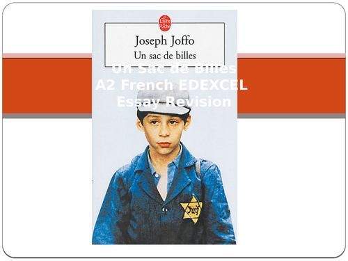 Un sac de billes a level french picture