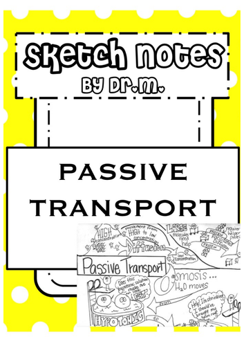 Passive Transport Sketch Notes