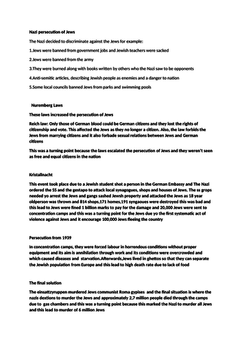 Holucast  revision booklet