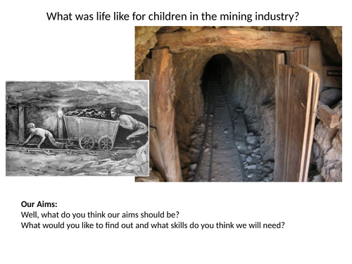 Children in the mines, KS3 industrial revolution