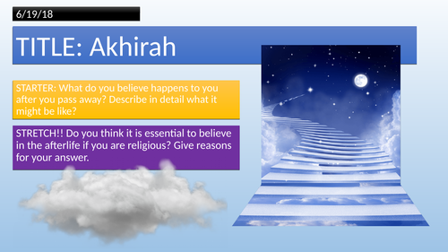 Edexcel Religious Studies Spec B - Muslim Beliefs // Akhirah pt.1