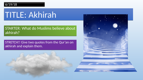 Edexcel Religious Studies Spec B - Muslim Beliefs // Akhirah pt.2