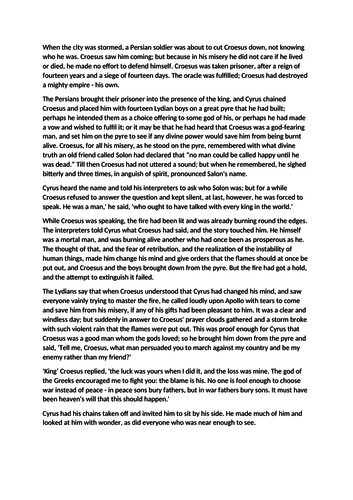 Persian Empire - Cyrus the Great and conquest of Lydia