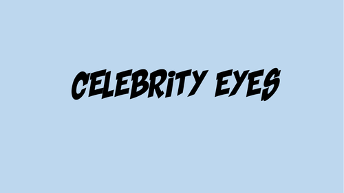 Celebrity Eyes/ Logo Quiz - Power Point Game