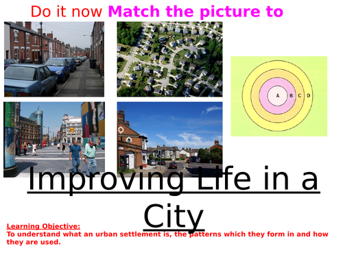 KS3 unit - SETTLEMENT - L4 life in a city - fully resourced