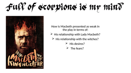 Macbeth Practice Question 2