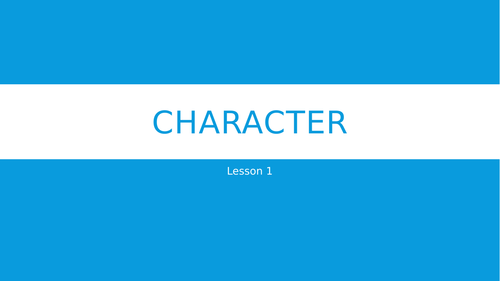 'King Charles III' Lessons 1 & 2: Character | Teaching Resources