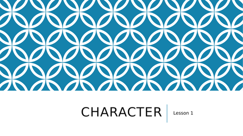 'An Inspector Calls' Lessons 1 & 2: Character