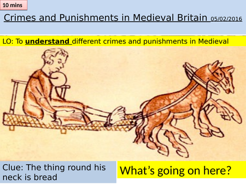 Medieval Crime, Punishment and Justice