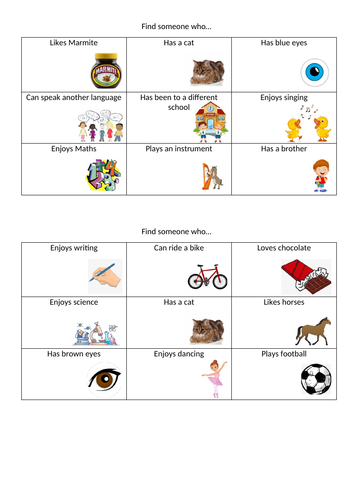 Meet the Teacher Morning - Get to know you BINGO - Perfect icebreaker activity