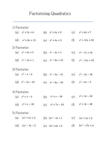 factorising-quadratics-worksheet-with-answers-tes-charles-lanier-s-multiplication-worksheets