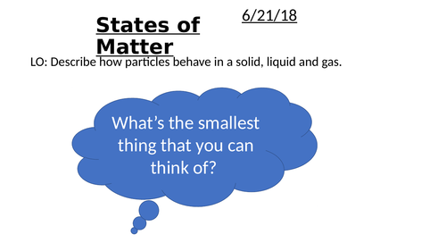 States of Matter - Year 7