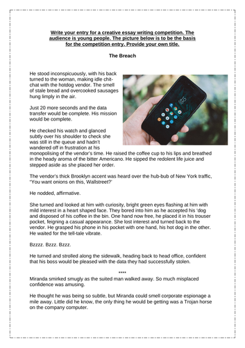 Sample Creative Piece