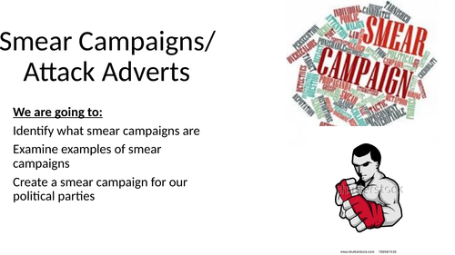 Attack Adverts/Smear Campaign